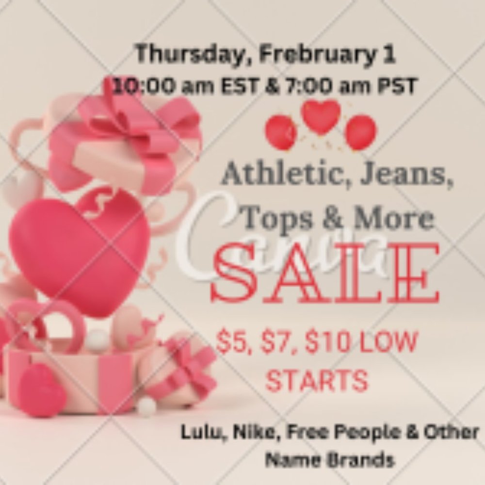 COPY - Athletic, Jeans, Tops & More Low Starts